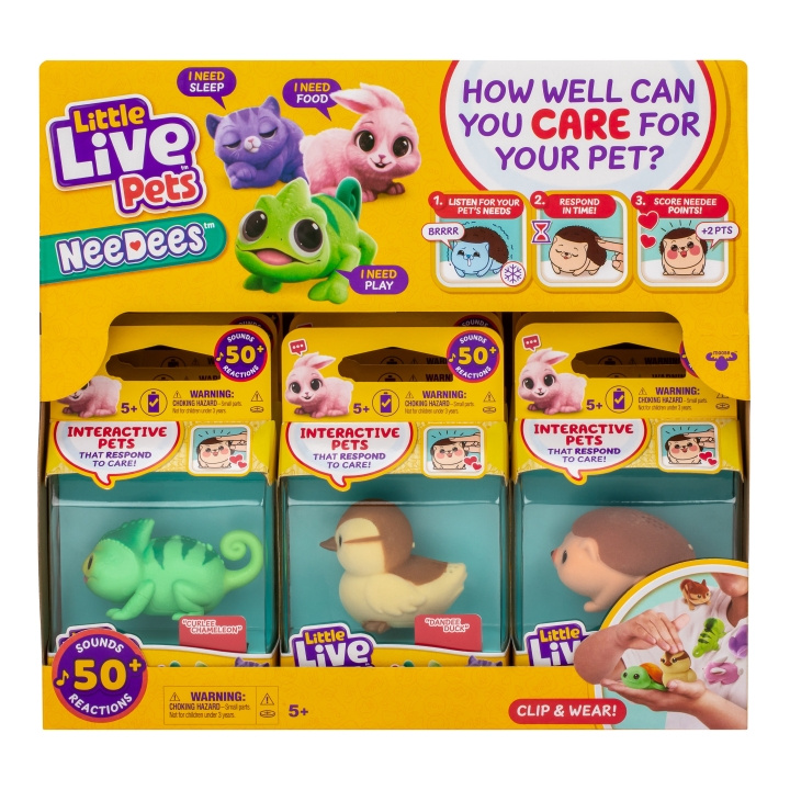 Little Live Pets NeeDees Assorti (26654) in de groep SPEELGOED, KINDER- & BABYPRODUCTEN / Speelgoed / Figuren, Miniaturen & accessoires bij TP E-commerce Nordic AB (D14020)