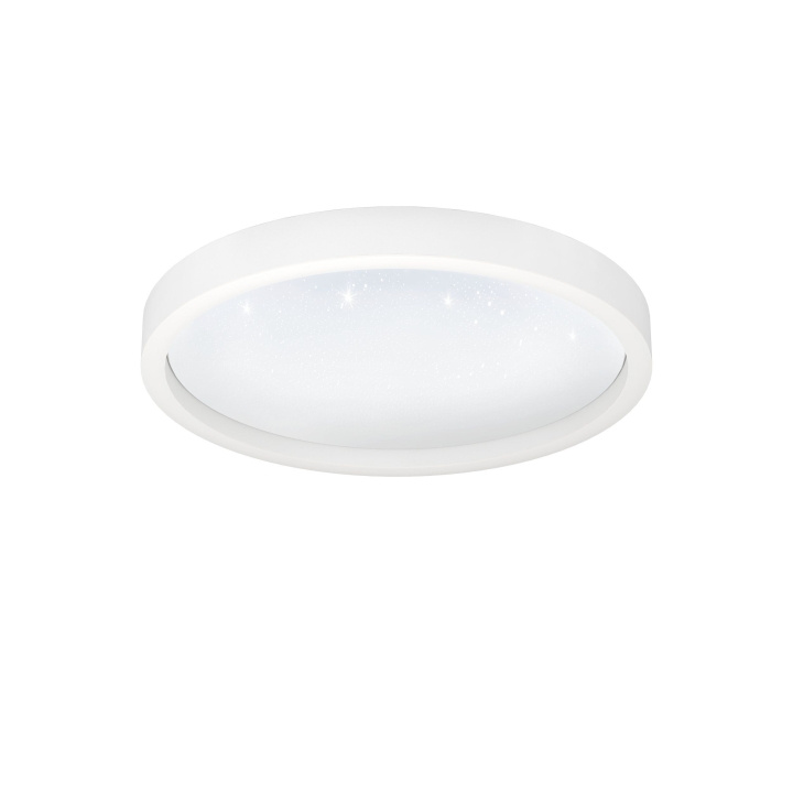 Eglo Montemorelos-Z Zolderlamp Wit met Kristaleffect Ø42 - RGB + TW - Zigbee, Bluetooth in de groep HUISHOUDEN & TUIN / Smart home / Slimme verlichting bij TP E-commerce Nordic AB (D14063)