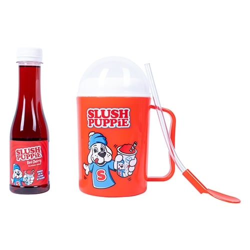 Fizz Creations Slushbeker & Originele Kersensiroop Set in de groep SPORT, VRIJE TIJD & HOBBY / Leuke dingen / Handige spullen bij TP E-commerce Nordic AB (D14078)