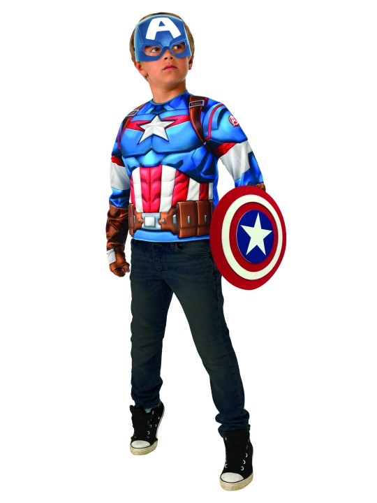 Disney Robijnen - Captain America verkleedset (G40332OS000) in de groep SPEELGOED, KINDER- & BABYPRODUCTEN / Speelgoed / Figuren, Miniaturen & accessoires bij TP E-commerce Nordic AB (D14124)