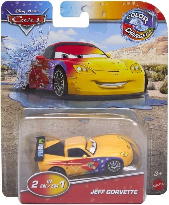 Disney Auto\'s - Kleurwisselaars -Jeff Gorvette (HRX46) in de groep SPEELGOED, KINDER- & BABYPRODUCTEN / Speelgoed / Speelgoedauto\'s bij TP E-commerce Nordic AB (D14131)