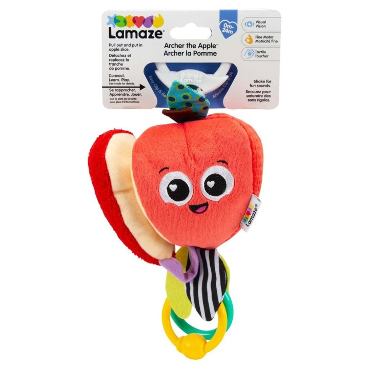 Lamaze Archer de appel Clip & Go - (941-273831) in de groep SPEELGOED, KINDER- & BABYPRODUCTEN / Babyspeelgoed / Activiteitenspeelgoed bij TP E-commerce Nordic AB (D14242)