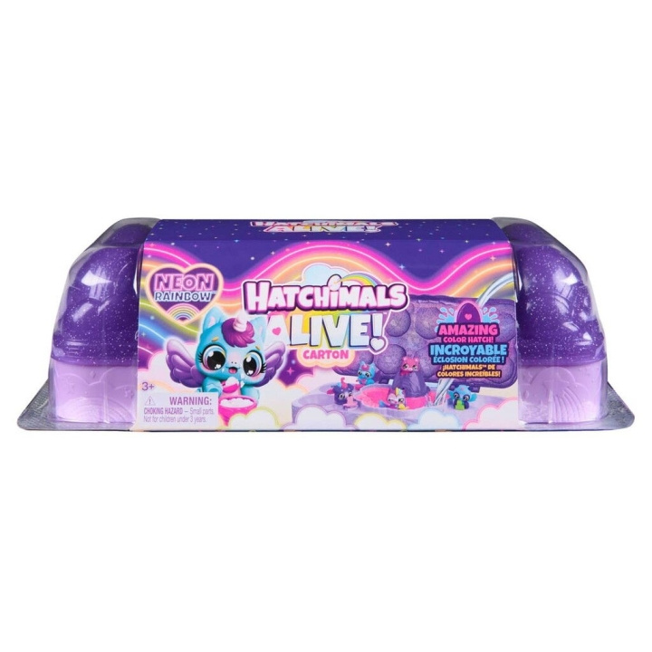 Hatchimals Hatchimals Levend Neon Regenboog Karton - (6072615) in de groep SPEELGOED, KINDER- & BABYPRODUCTEN / Speelgoed / Speelset bij TP E-commerce Nordic AB (D14290)