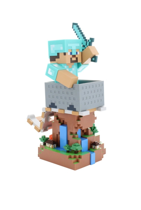 Cable Guys Minecraft: Steve in diamanten harnas R.E.S.T in de groep SPEELGOED, KINDER- & BABYPRODUCTEN / Speelgoed / Figuren, Miniaturen & accessoires bij TP E-commerce Nordic AB (D14324)