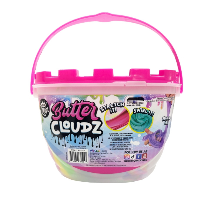 Compound Kings - Butter Cloudz 380 g, Regenboog Suikerspin, GEEN GEUR (40269) in de groep SPEELGOED, KINDER- & BABYPRODUCTEN / Speelgoed / Experimenteren en doe-het-zelf bij TP E-commerce Nordic AB (D14395)