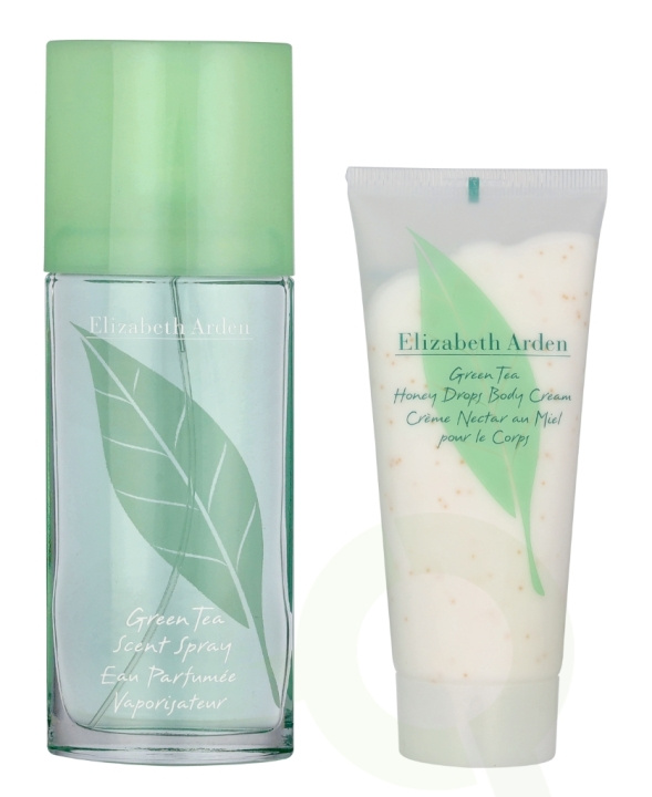 Elizabeth Arden E.Arden Green Tea Giftset 200 ml Edp Spray 100ml/Perfumed Body Lotion 100ml in de groep BEAUTY & HEALTH / Cadeausets / Cadeausets voor haar bij TP E-commerce Nordic AB (D14465)