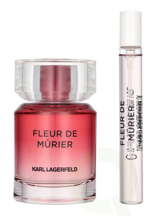 Karl Lagerfeld Fleur De Mûrier Giftset 60 ml Edt 50 ml / Edt 10 ml in de groep BEAUTY & HEALTH / Cadeausets / Cadeausets voor haar bij TP E-commerce Nordic AB (D14487)