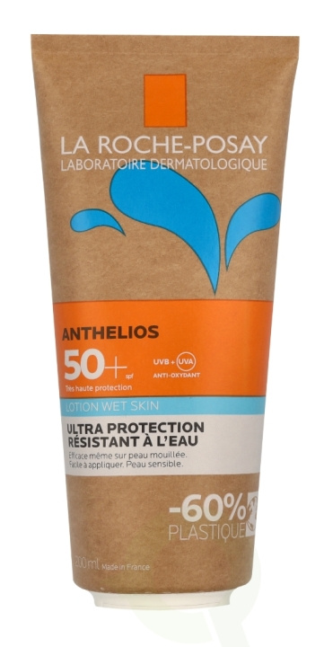 La Roche LRP Anthelios Wet Skin Gel SPF50+ 200 ml in de groep BEAUTY & HEALTH / Huidsverzorging / Zonnebank / Zonnebescherming bij TP E-commerce Nordic AB (D14529)