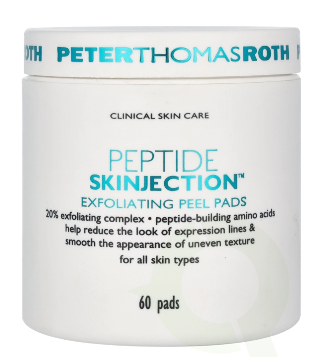 P.T. Roth Peptide Skinjection Peel Pads 60 piece 60 Pcs in de groep BEAUTY & HEALTH / Huidsverzorging / Gezicht / Scrub / Peeling bij TP E-commerce Nordic AB (D14561)