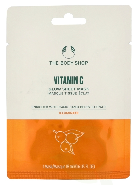 The Body Shop Vitamin C Glow Sheet Mask 18 ml in de groep BEAUTY & HEALTH / Huidsverzorging / Gezicht / Maskers bij TP E-commerce Nordic AB (D14578)