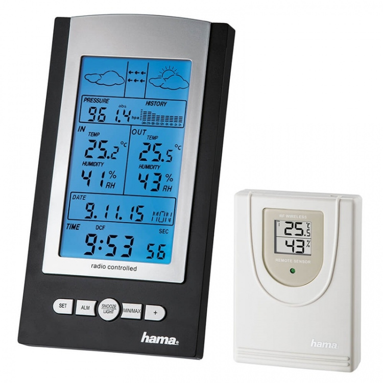 HAMA Weatherstation EWS-800 Black HAMA Weatherstation EWS-800 Black