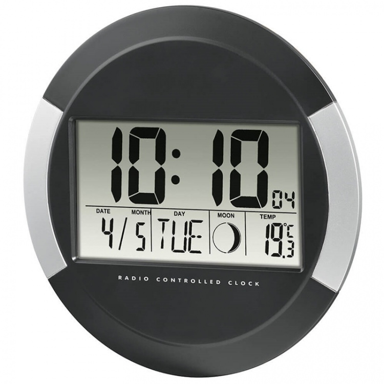 HAMA Radio Wall Clock Black HAMA Radio Wall Clock Black