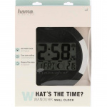 HAMA Radio Wall Clock Black HAMA Radio Wall Clock Black