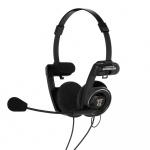 KOSS Hörlur PortaPro Communication Headset On-Ear Mic Svart KOSS Hörlur PortaPro Communication Headset On-Ear Mic Svart