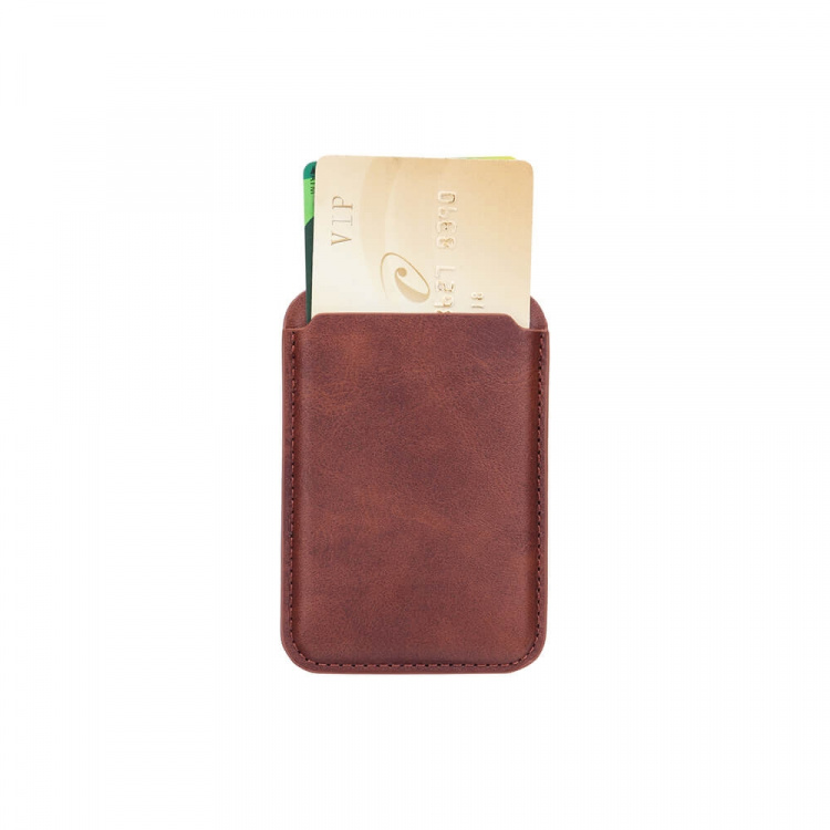 ONSALA Magnetic Cardholder Brown iPhone 12 and later ONSALA Magnetic Cardholder Brown iPhone 12 and later