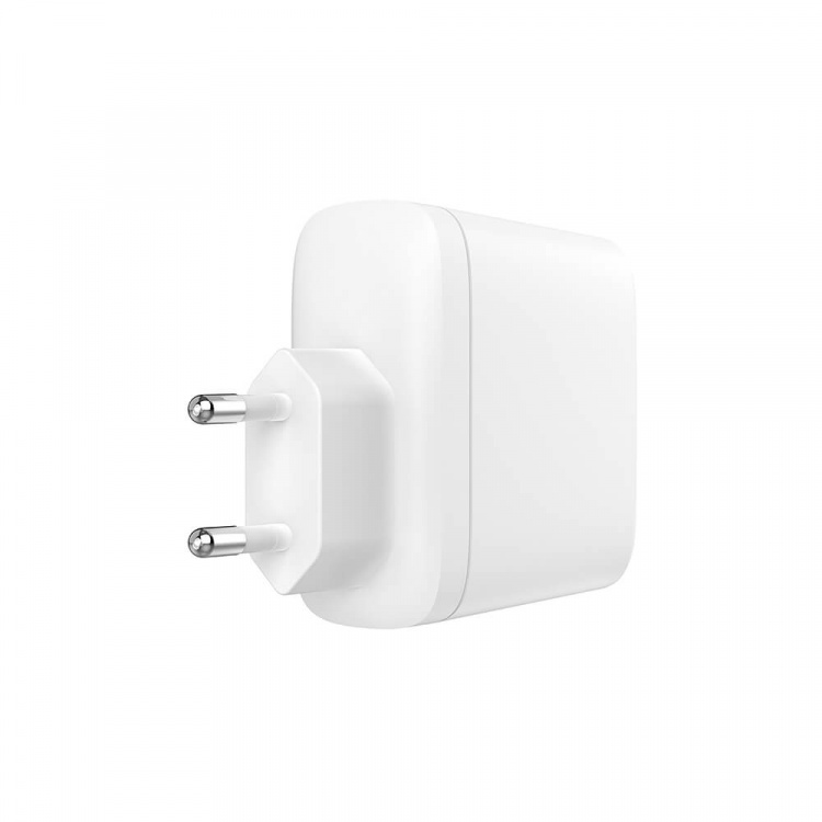 Charger 220V 2xUSB-C PD 60W White Charger 220V 2xUSB-C PD 60W White