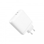 Charger 220V 2xUSB-C PD 60W White Charger 220V 2xUSB-C PD 60W White