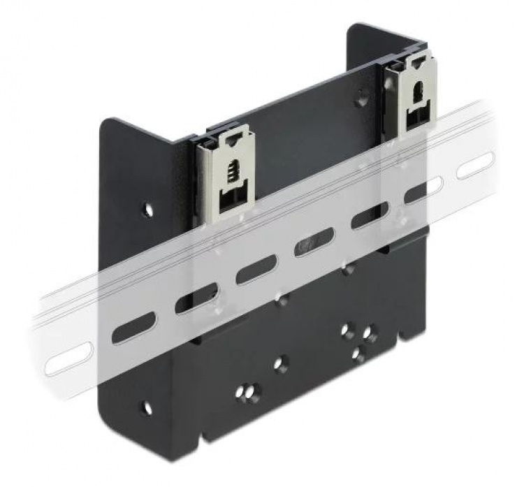 DeLOCK DIN rail Mounting Kit for Micro Controller or 3.5″ Devices DeLOCK DIN rail Mounting Kit for Micro Controller or 3.5″ Devices