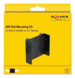 DeLOCK DIN rail Mounting Kit for Micro Controller or 3.5″ Devices DeLOCK DIN rail Mounting Kit for Micro Controller or 3.5″ Devices